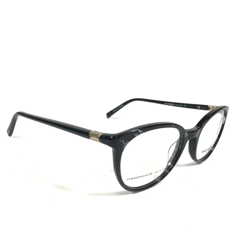 Morel Eyeglasses Frames KOALI 8304K ND030 Black Clear Cat Eye Full Rim 52-19-140